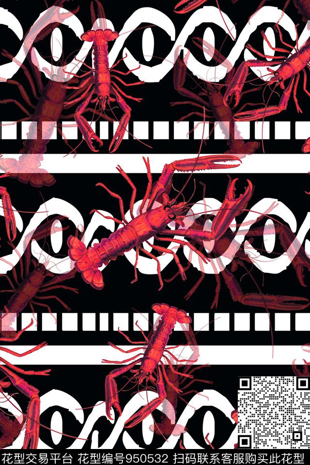 条纹波浪纹几何背景数码印花华亿平台下载（图片编号: 950532） - 瓦栏（Walan）