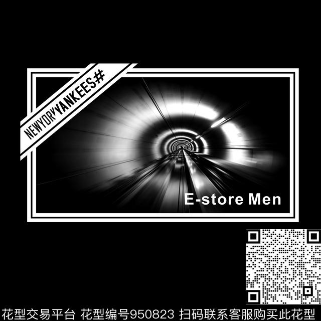 男装抽象几何数码印花华亿平台下载（图片编号: 950823） - 瓦栏（Walan）