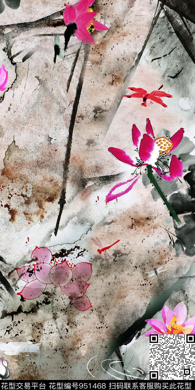 植物数码华亿平台花卉数码印花华亿平台下载（图片编号: 951468） - 瓦栏（Walan）