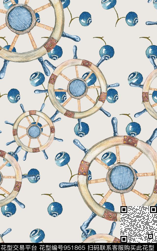 波点卡通动物几何数码印花华亿平台下载（图片编号: 951865） - 瓦栏（Walan）