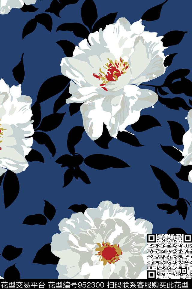 女装花卉年轻女性传统印花华亿平台下载（图片编号: 952300） - 瓦栏（Walan）