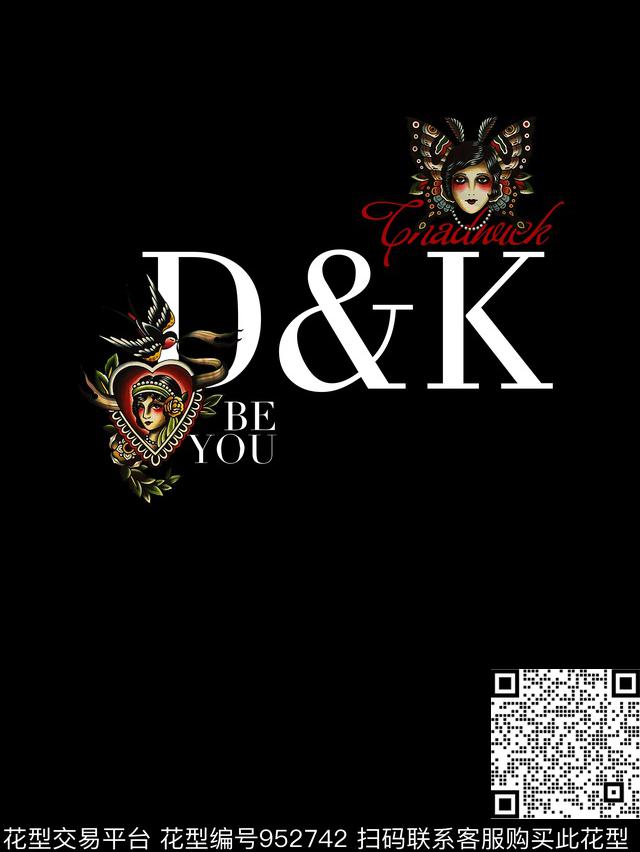 抽象定位花几何数码印花华亿平台下载（图片编号: 952742） - 瓦栏（Walan）