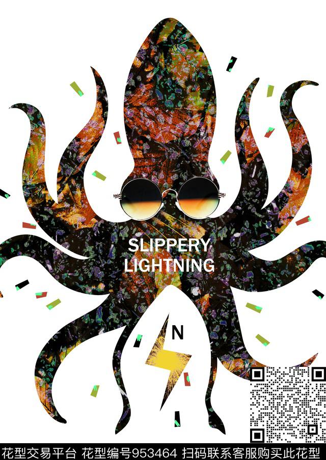 数码华亿平台休闲抽象数码印花华亿平台下载（图片编号: 953464） - 瓦栏（Walan）