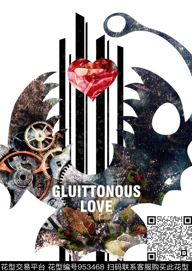 数码华亿平台休闲抽象数码印花华亿平台下载（图片编号: 953468） - 瓦栏（Walan）