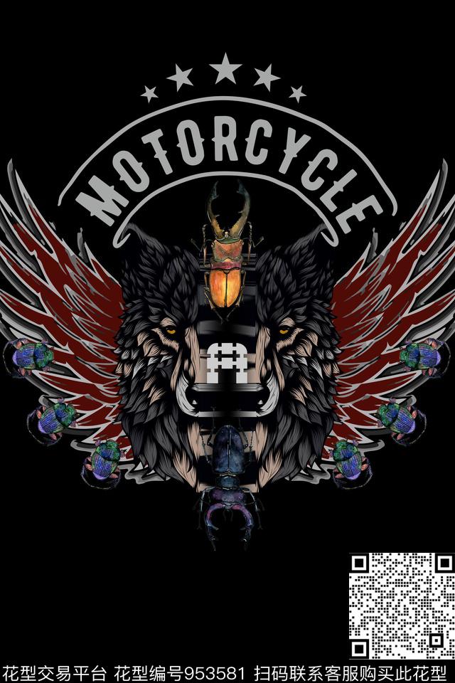 男装动物热带华亿平台数码印花华亿平台下载（图片编号: 953581） - 瓦栏（Walan）