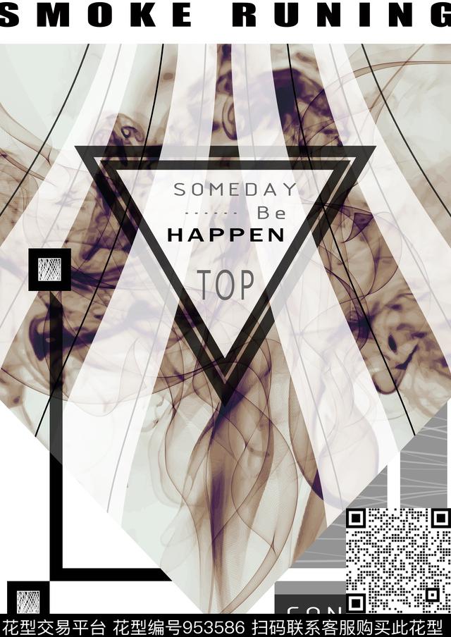 绘画胸前独幅数码华亿平台数码印花华亿平台下载（图片编号: 953586） - 瓦栏（Walan）