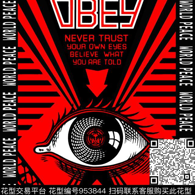 胸前独幅字母潮牌传统印花华亿平台下载（图片编号: 953844） - 瓦栏（Walan）