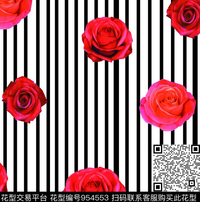 淑女花卉动物数码印花华亿平台下载（图片编号: 954553） - 瓦栏（Walan）