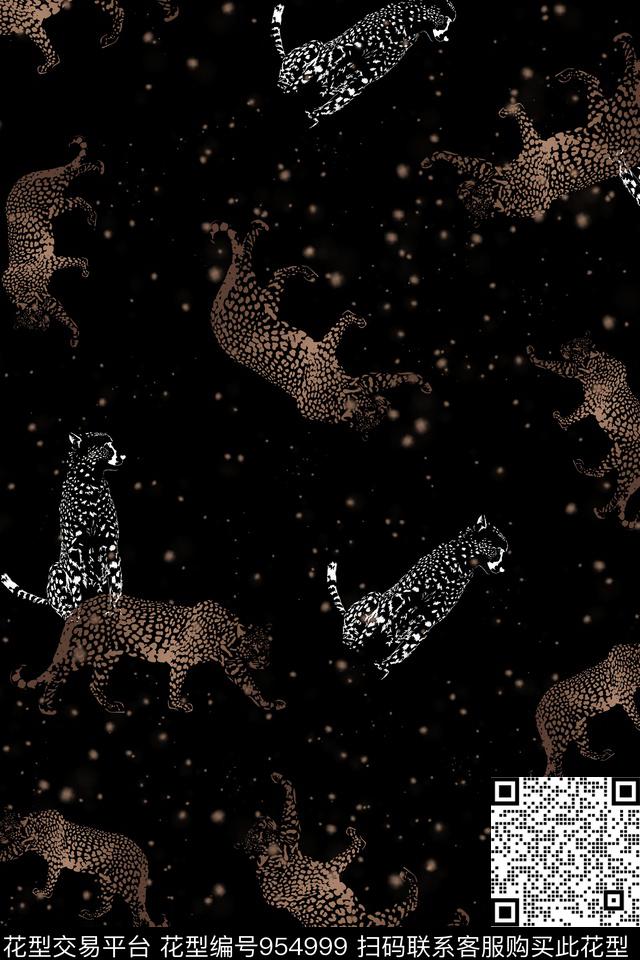 波点男装星空数码印花华亿平台下载（图片编号: 954999） - 瓦栏（Walan）