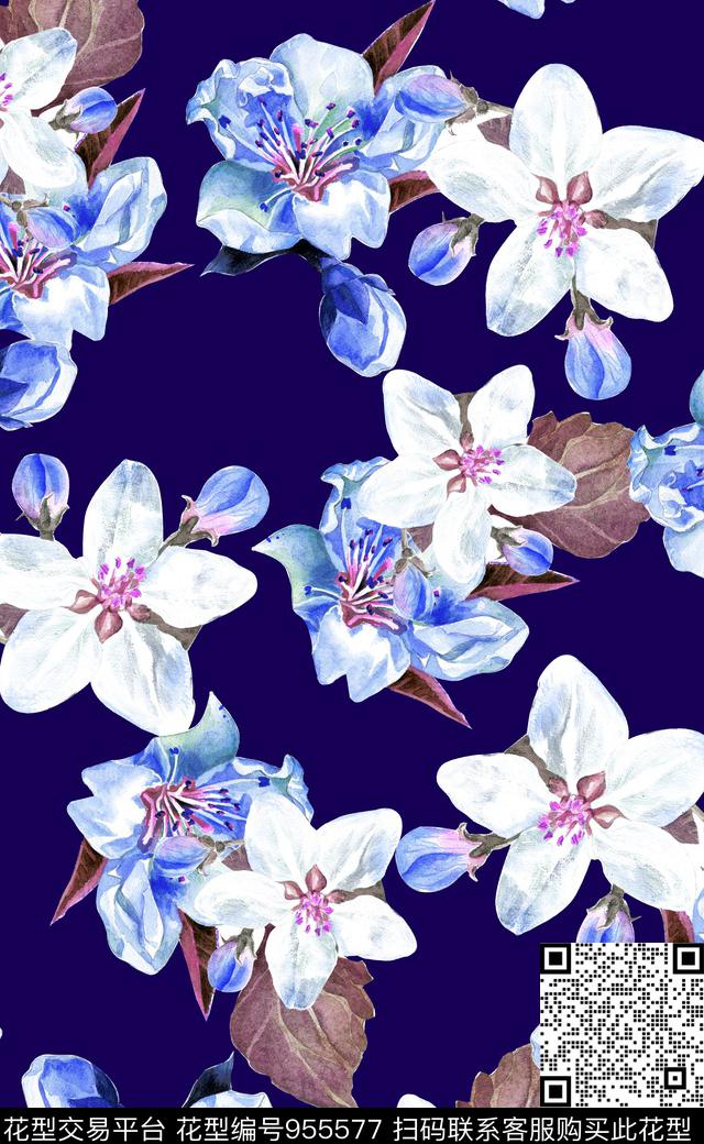 植物素雅数码华亿平台数码印花华亿平台下载（图片编号: 955577） - 瓦栏（Walan）
