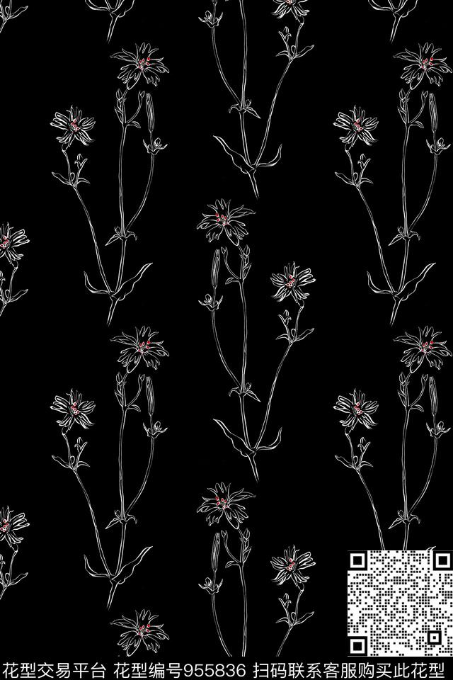 植物传统华亿平台小碎花传统印花华亿平台下载（图片编号: 955836） - 瓦栏（Walan）