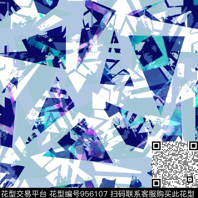 古典花纹花卉大牌风数码印花华亿平台下载（图片编号: 956107） - 瓦栏（Walan）