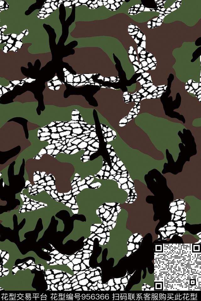 豹纹迷彩热带华亿平台传统印花华亿平台下载（图片编号: 956366） - 瓦栏（Walan）