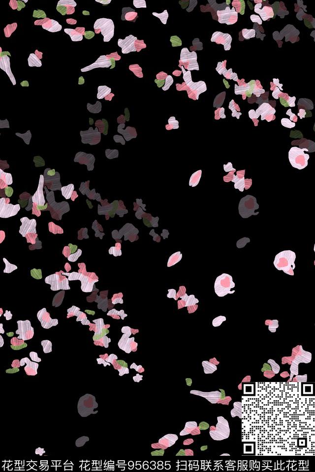 小碎花数码华亿平台抽象数码印花华亿平台下载（图片编号: 956385） - 瓦栏（Walan）