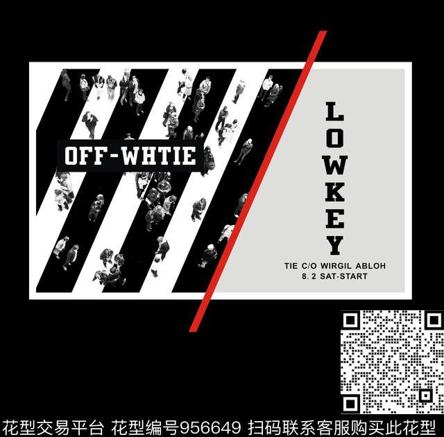 条纹男装抽象数码印花华亿平台下载（图片编号: 956649） - 瓦栏（Walan）