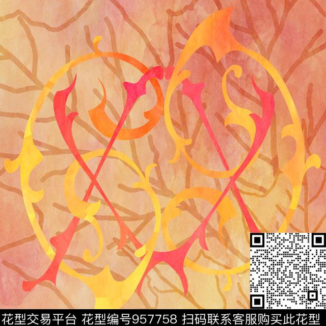 素雅罗马数字90后数码印花华亿平台下载（图片编号: 957758） - 瓦栏（Walan）