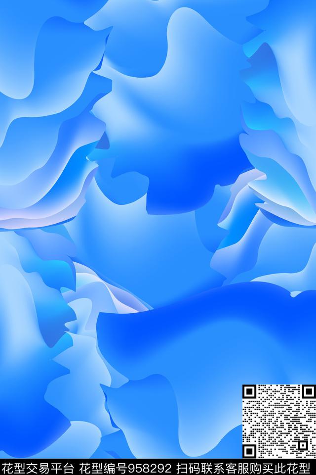 雪山数码华亿平台抽象数码印花华亿平台下载（图片编号: 958292） - 瓦栏（Walan）