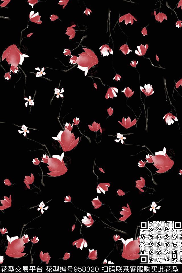 小碎花素雅数码华亿平台数码印花华亿平台下载（图片编号: 958320） - 瓦栏（Walan）