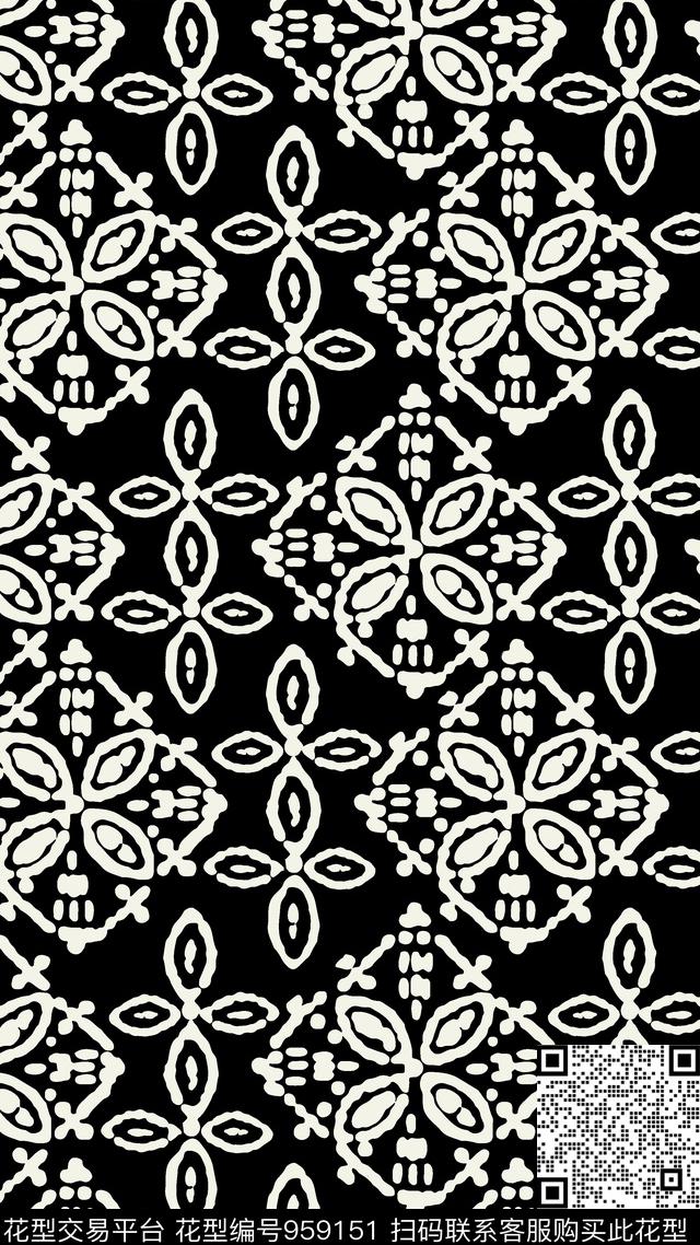 大牌风时尚泳装简约民族花传统印花华亿平台下载（图片编号: 959151） - 瓦栏（Walan）