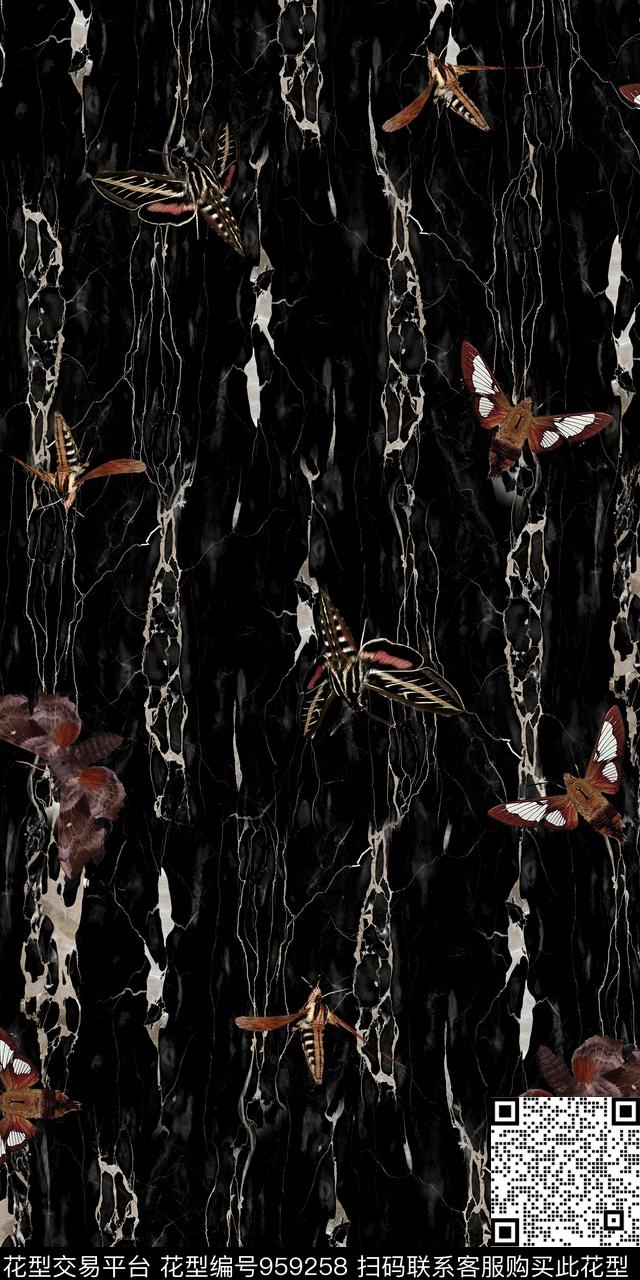 数码华亿平台抽象动物数码印花华亿平台下载（图片编号: 959258） - 瓦栏（Walan）