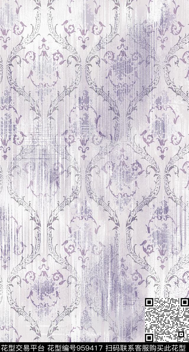 民族风宫廷风墙纸数码印花华亿平台下载（图片编号: 959417） - 瓦栏（Walan）