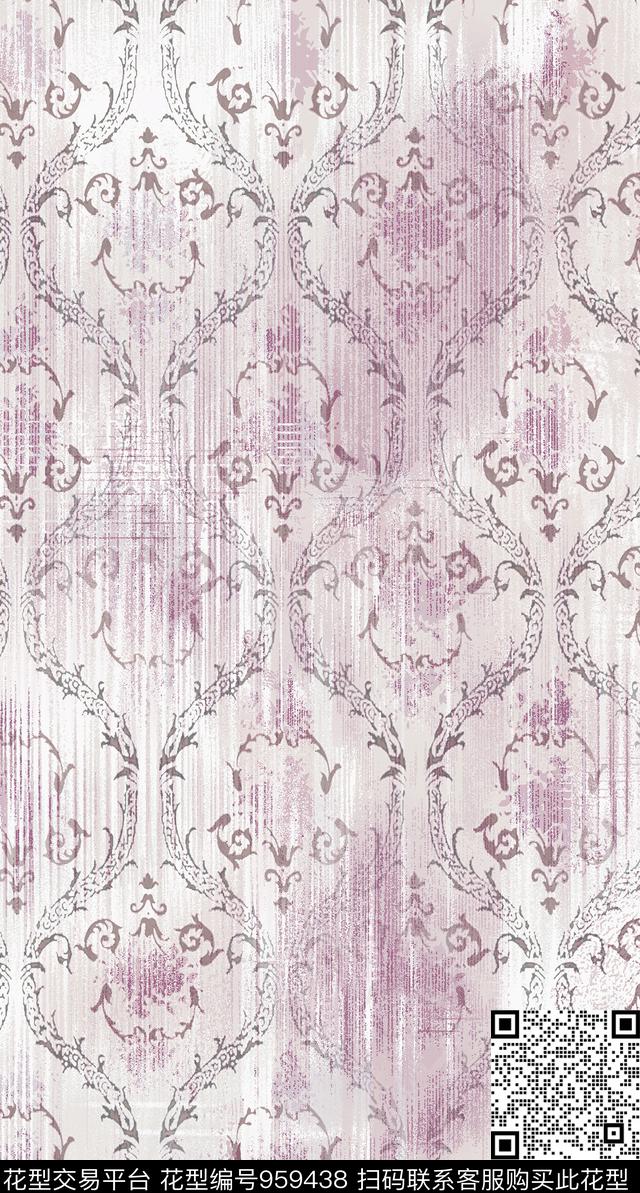 民族风宫廷风墙纸数码印花华亿平台下载（图片编号: 959438） - 瓦栏（Walan）