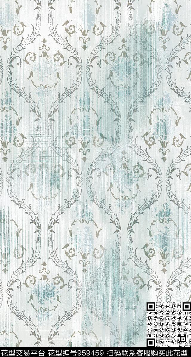 民族风宫廷风墙纸数码印花华亿平台下载（图片编号: 959459） - 瓦栏（Walan）