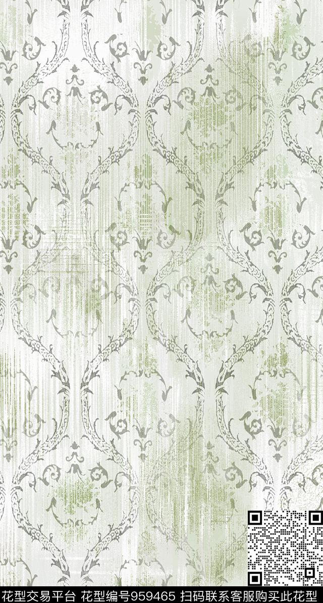 民族风宫廷风墙纸数码印花华亿平台下载（图片编号: 959465） - 瓦栏（Walan）