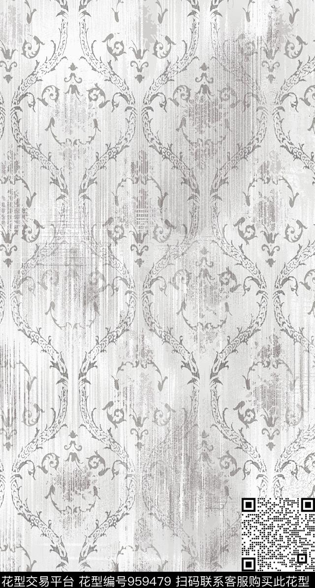 民族风宫廷风墙纸数码印花华亿平台下载（图片编号: 959479） - 瓦栏（Walan）