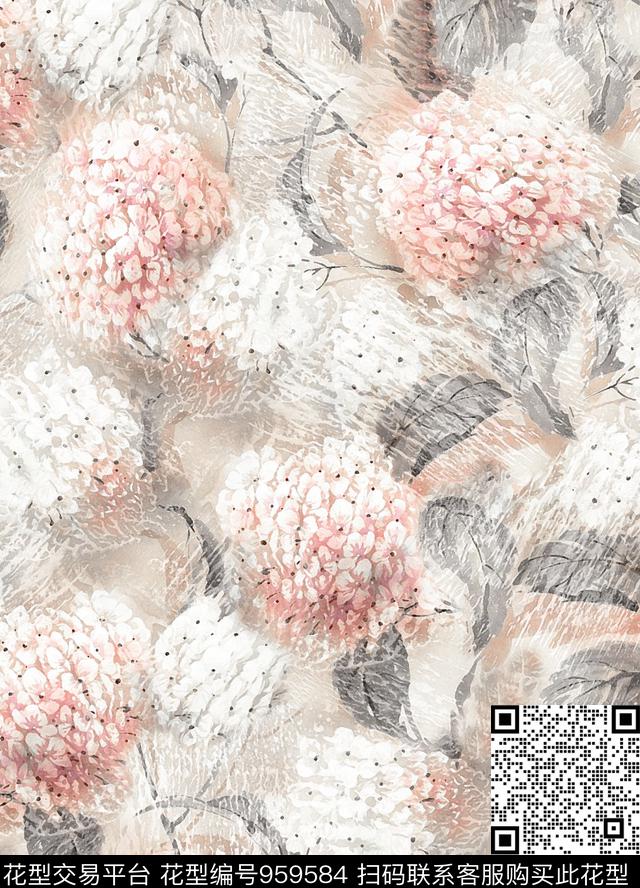 民族风花卉墙纸数码印花华亿平台下载（图片编号: 959584） - 瓦栏（Walan）