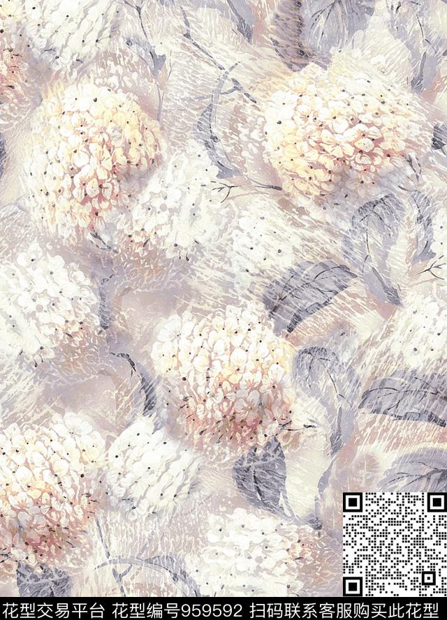 民族风花卉墙纸数码印花华亿平台下载（图片编号: 959592） - 瓦栏（Walan）