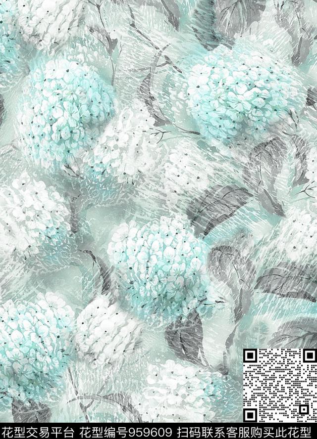 民族风花卉墙纸数码印花华亿平台下载（图片编号: 959609） - 瓦栏（Walan）