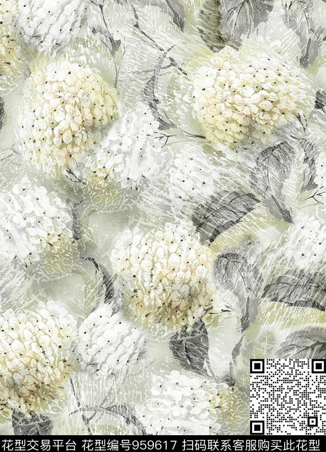 民族风花卉墙纸数码印花华亿平台下载（图片编号: 959617） - 瓦栏（Walan）