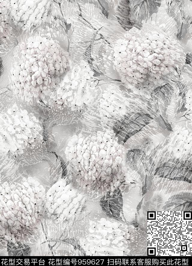 民族风花卉墙纸数码印花华亿平台下载（图片编号: 959627） - 瓦栏（Walan）