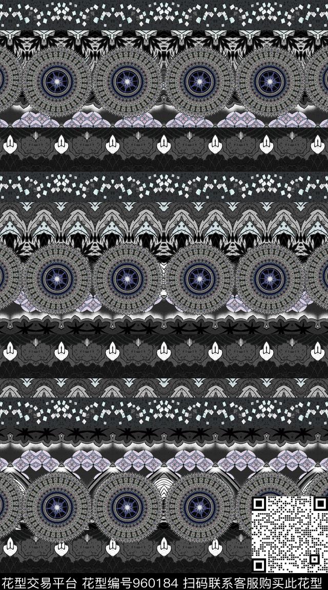 条纹数码华亿平台抽象数码印花华亿平台下载（图片编号: 960184） - 瓦栏（Walan）