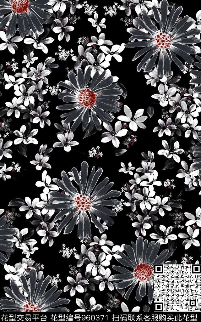 民族风小碎花花卉数码印花华亿平台下载（图片编号: 960371） - 瓦栏（Walan）