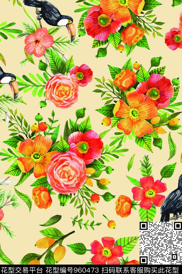 数码华亿平台抽象炫彩数码印花华亿平台下载（图片编号: 960473） - 瓦栏（Walan）