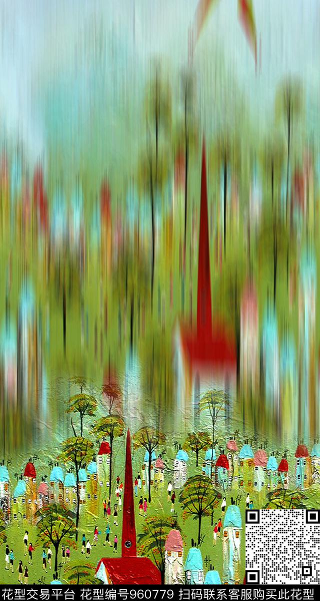 艺术定位花建筑数码印花华亿平台下载（图片编号: 960779） - 瓦栏（Walan）