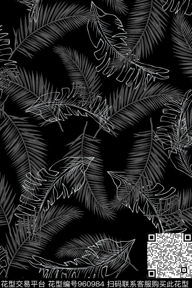 趣味线条男装数码印花华亿平台下载（图片编号: 960984） - 瓦栏（Walan）