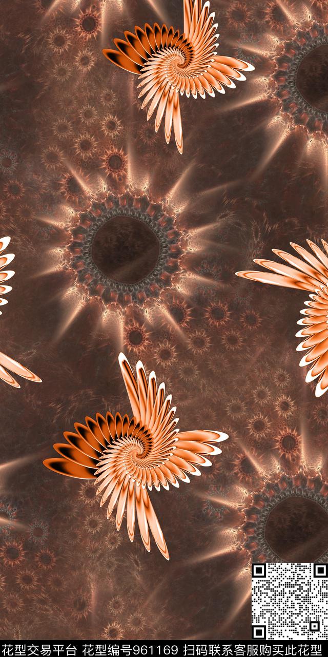 数码华亿平台抽象几何数码印花华亿平台下载（图片编号: 961169） - 瓦栏（Walan）