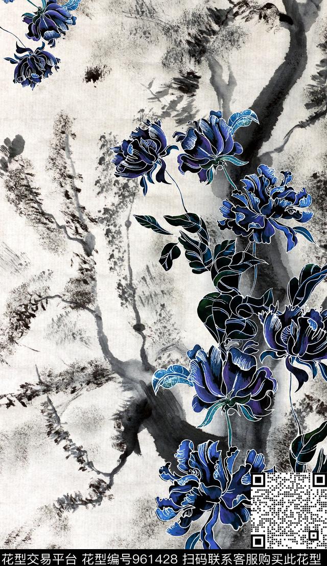 民族风数码华亿平台抽象数码印花华亿平台下载（图片编号: 961428） - 瓦栏（Walan）