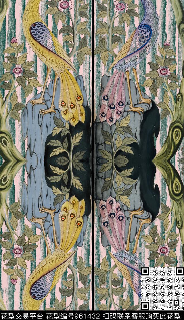 民族风数码华亿平台抽象数码印花华亿平台下载（图片编号: 961432） - 瓦栏（Walan）