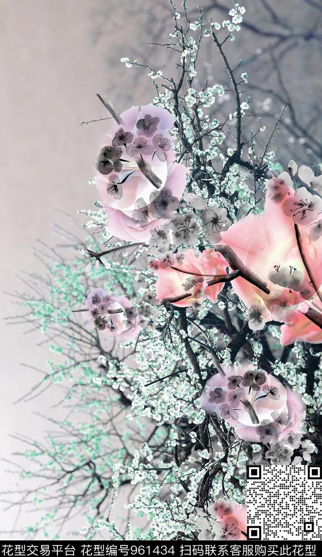 民族风数码华亿平台抽象数码印花华亿平台下载（图片编号: 961434） - 瓦栏（Walan）