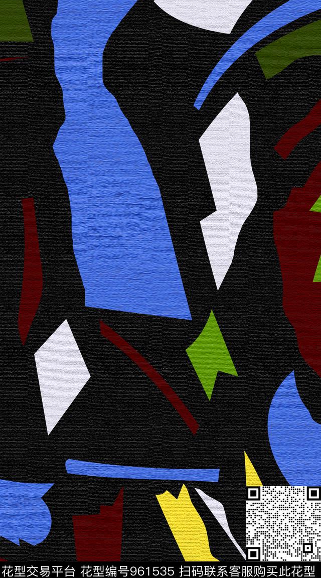 数码华亿平台大牌风几何传统印花华亿平台下载（图片编号: 961535） - 瓦栏（Walan）