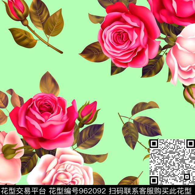 植物数码华亿平台花卉数码印花华亿平台下载（图片编号: 962092） - 瓦栏（Walan）