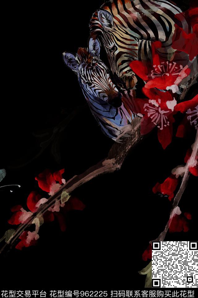 男装花卉动物数码印花华亿平台下载（图片编号: 962225） - 瓦栏（Walan）
