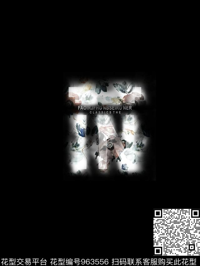 艺术创意字母数码印花华亿平台下载（图片编号: 963556） - 瓦栏（Walan）