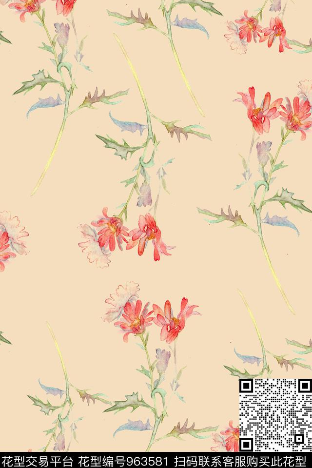 植物花卉ZARA数码印花华亿平台下载（图片编号: 963581） - 瓦栏（Walan）