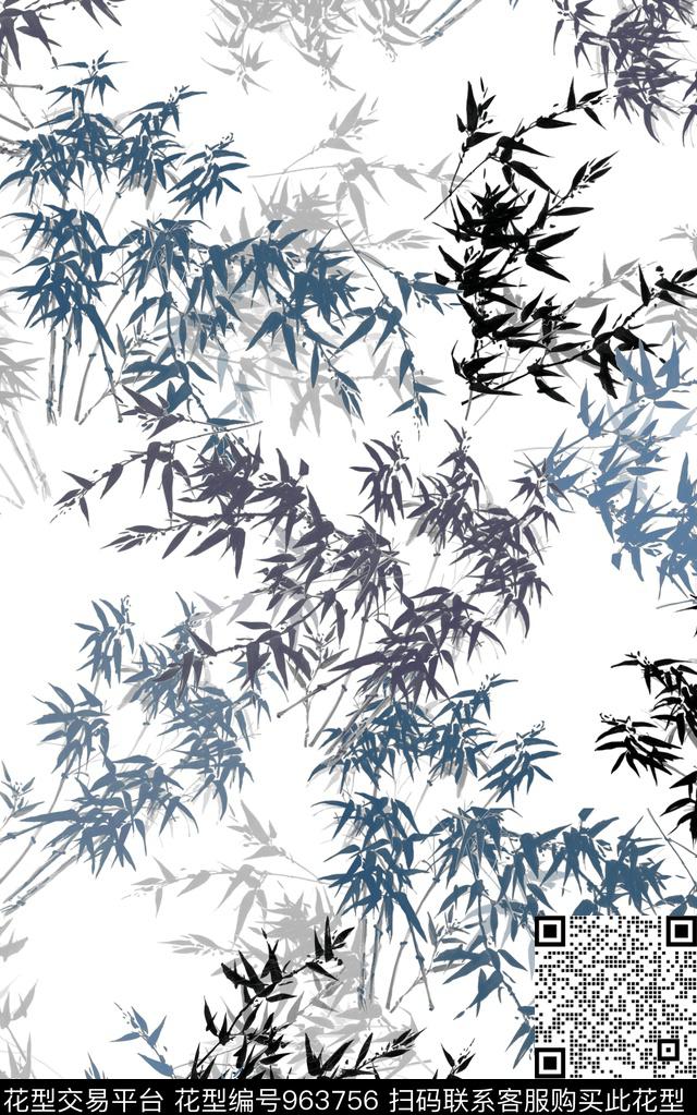 春夏华亿平台抽象男装几何男装数码印花华亿平台下载（图片编号: 963756） - 瓦栏（Walan）