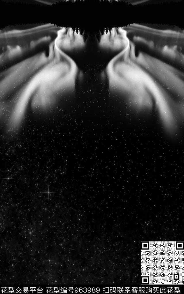 风景定位男装星空数码印花华亿平台下载（图片编号: 963989） - 瓦栏（Walan）